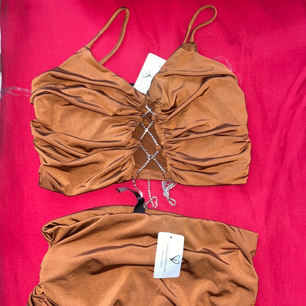 Windsor top and skirt set